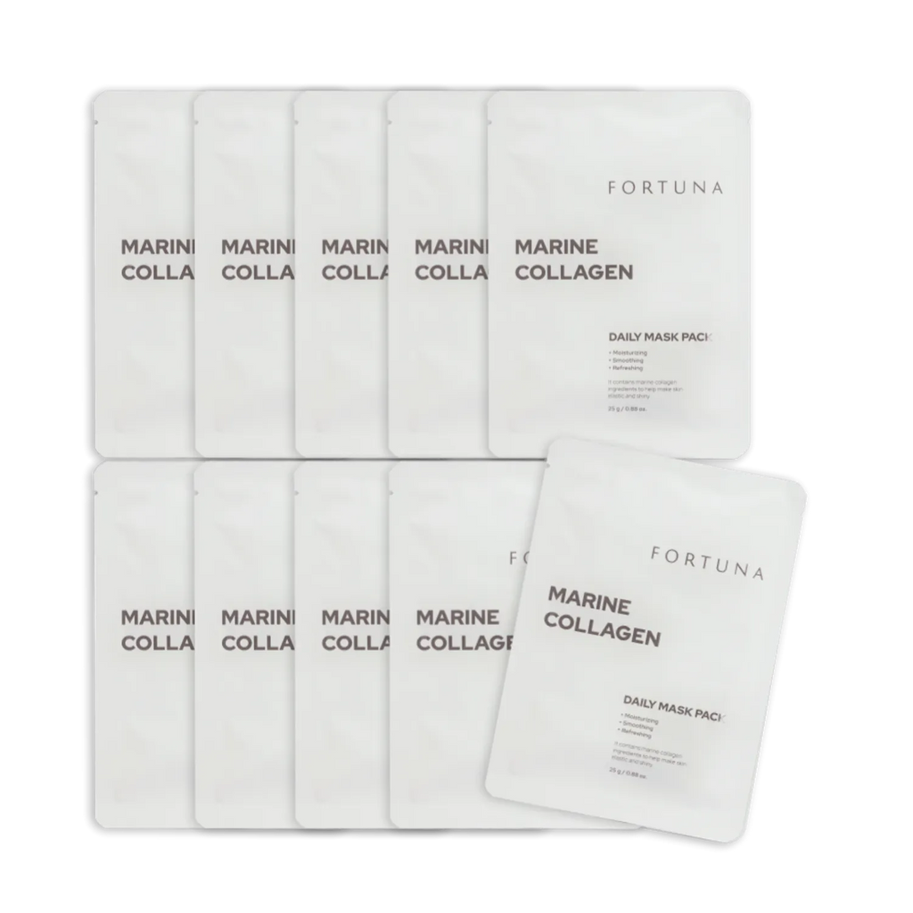 FORTUNA Daily Marine Collagen Mask Pack 10P
