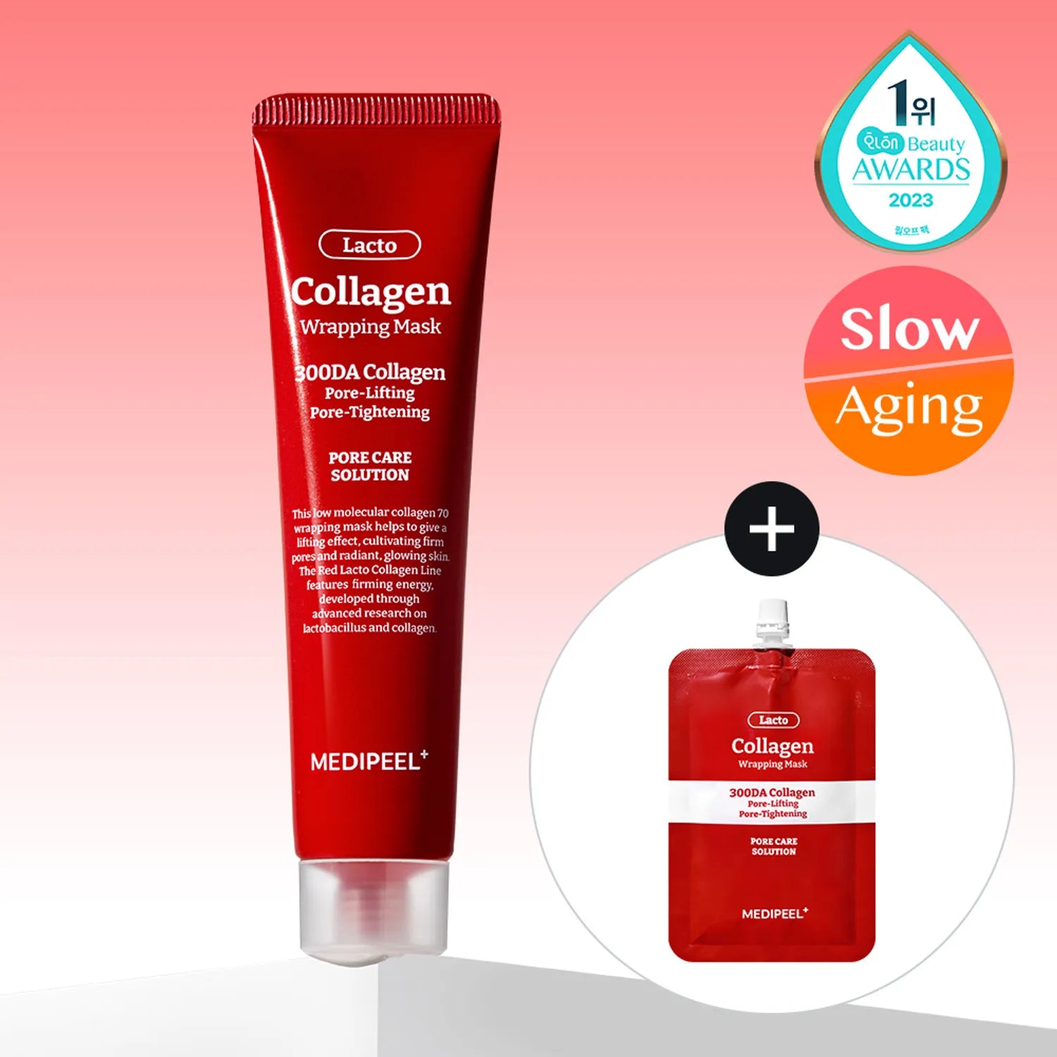MEDI-PEEL Red Lacto Collagen Wrapping Mask 70ml Set (+30ml)