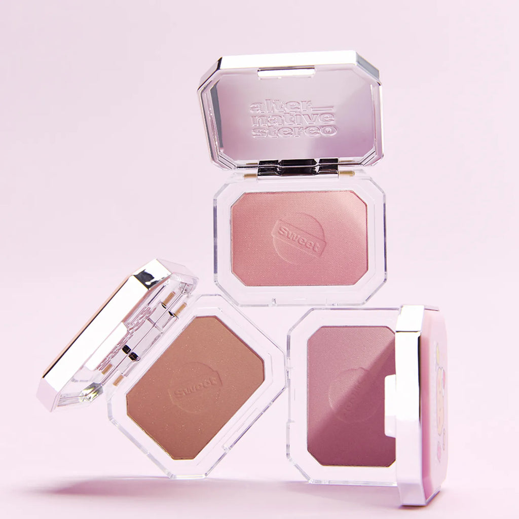 [mangomee Edition] Alternative stereo Sugar Crunch Blusher 5.2g Set (+Brush)