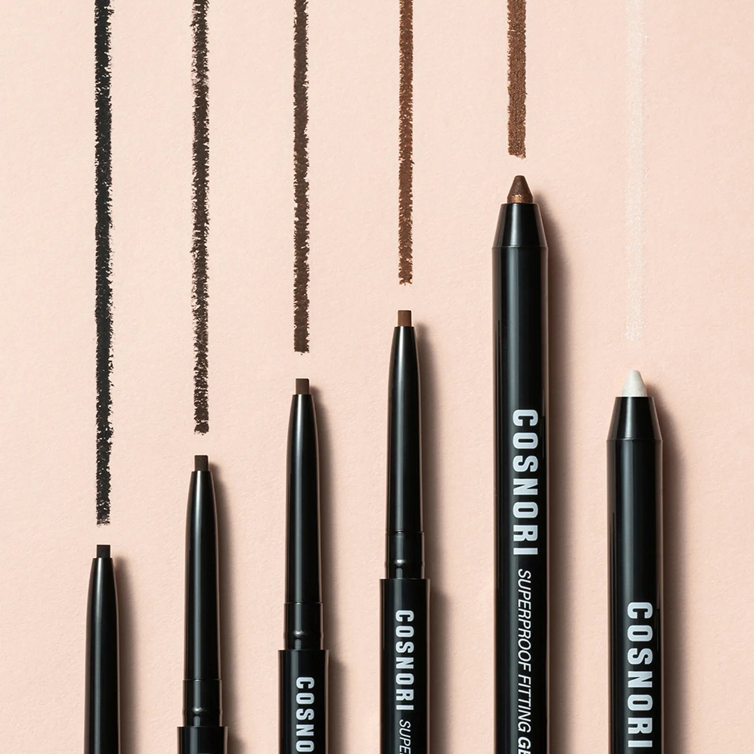 COSNORI Superproof Fitting Gel Eyeliner Pencil (11 Colors)