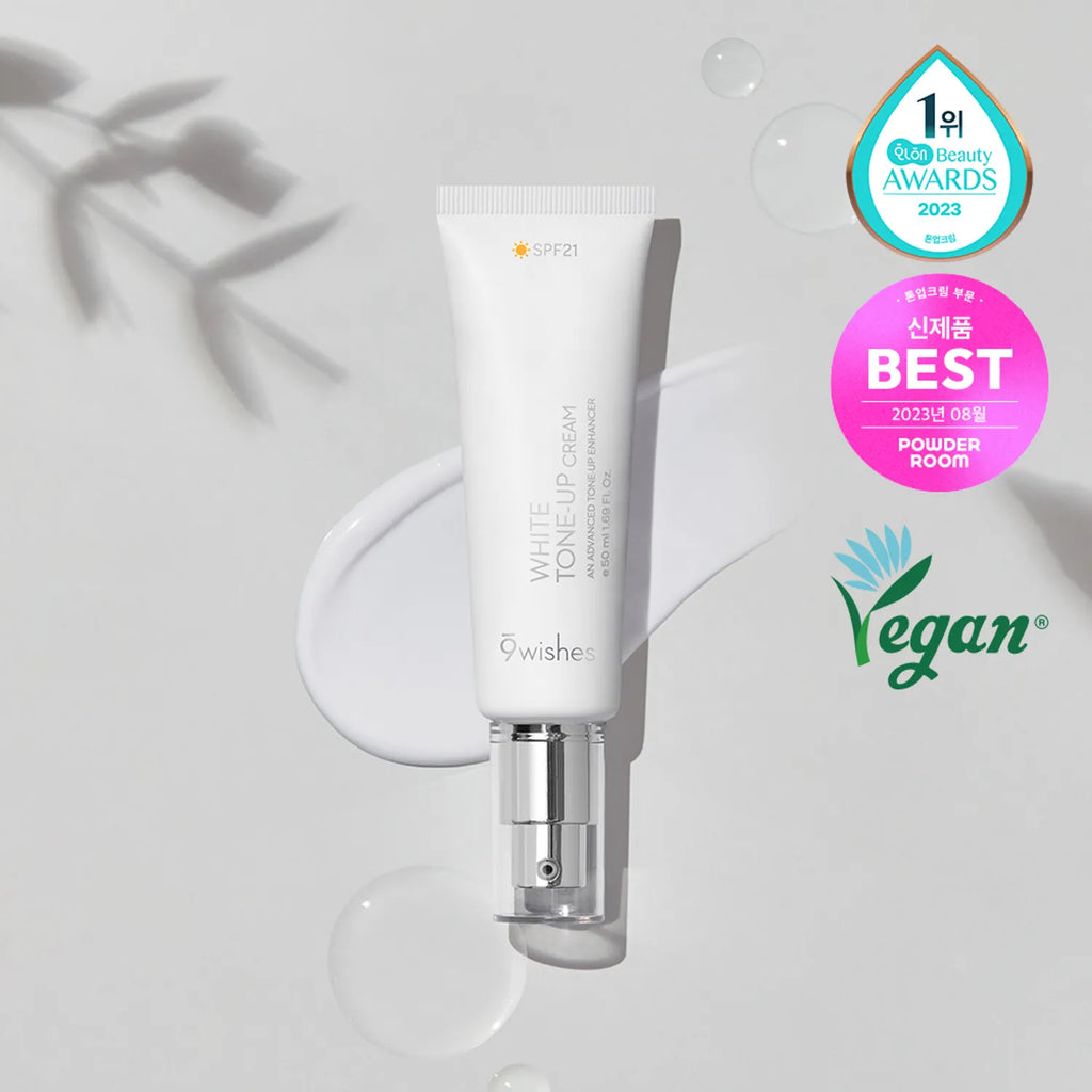9wishes Vegan White Toneup Cream 50mL