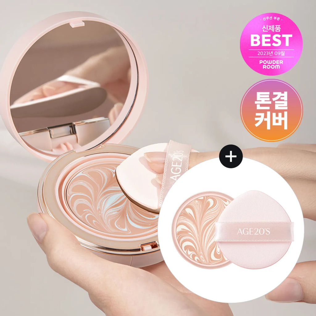 AGE 20&rsquo;s Glow-Fit Tone Up Sun Pact 12.5g Refill Set