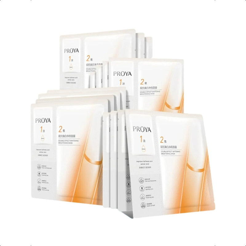 DOUBLE EFFECT WHITENING BRIGHTENING MASK 5pcs  3.0