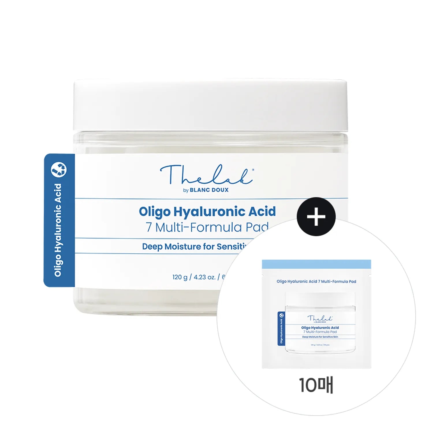 THE LAB by blanc doux Oligo Hyaluronic Acid 7 Multi-Formula 60 Pads Special Offer (+10 Pads)