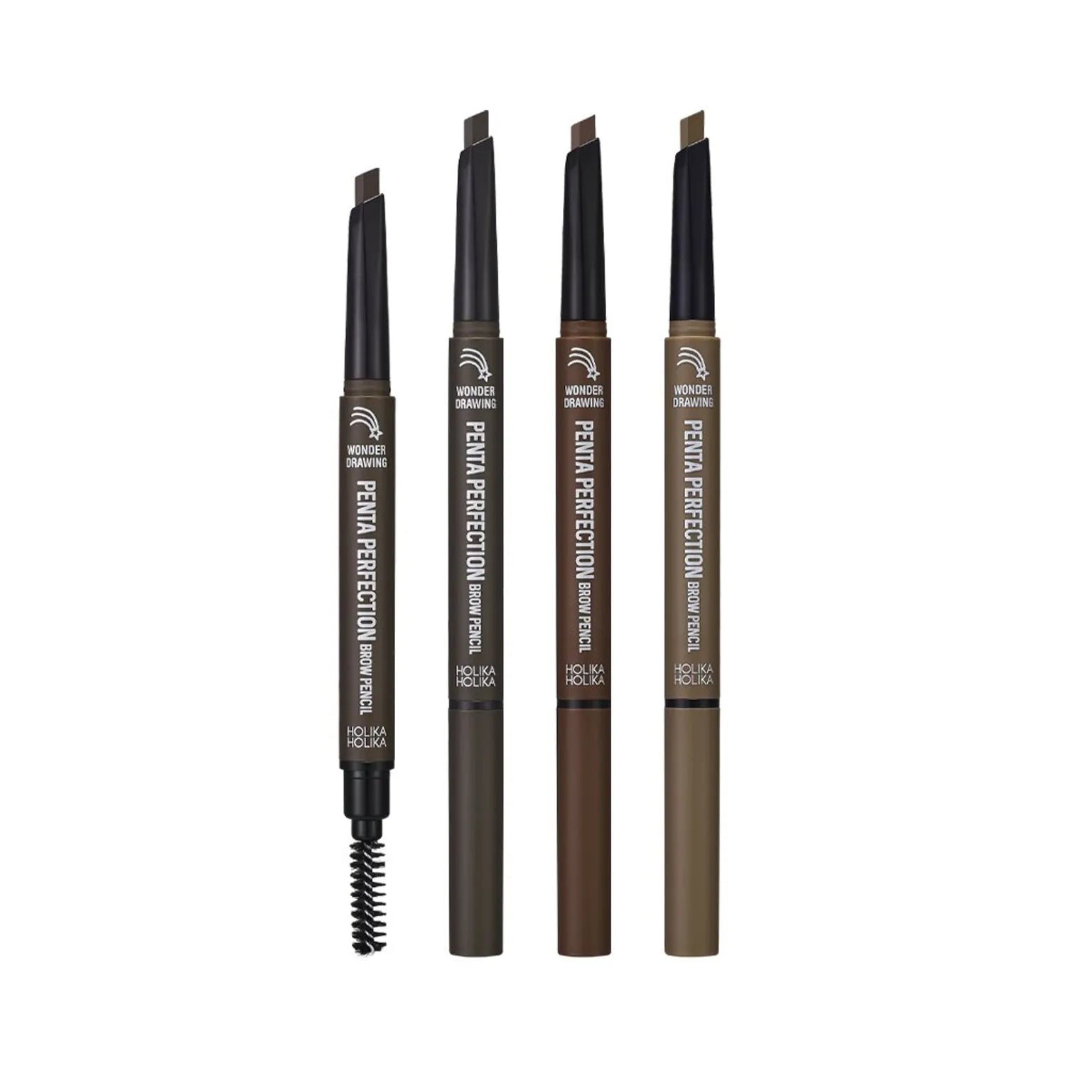 Holika Holika Wonder Drawing Penta Perfection Brow Pencil (3 Colors)