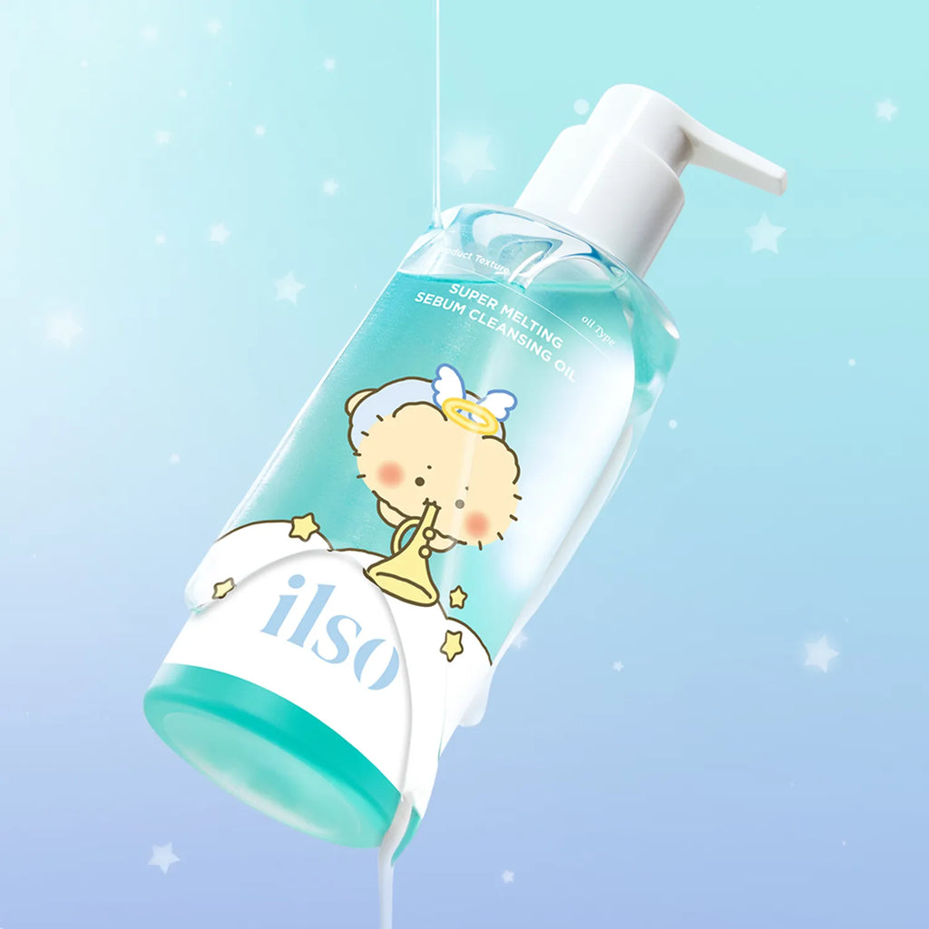 ilso Super Melting Sebum Cleansing Oil 200ml Set (+Scrunchie) (mangomee Collaboration)