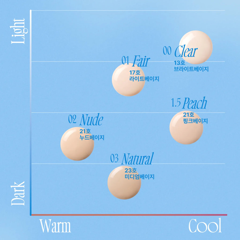 fwee Cushion Egg-Fit Cover 13g (3 Shades)