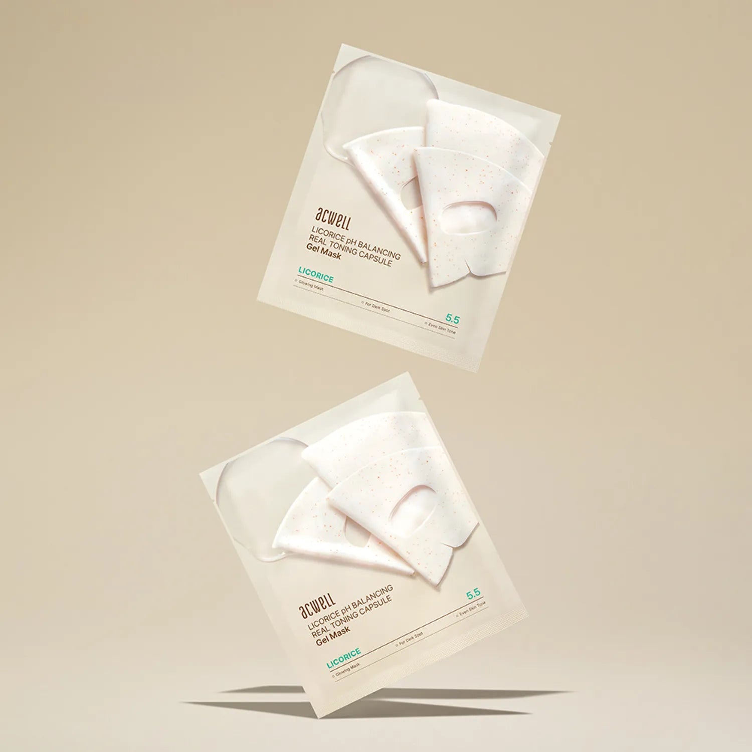 Acwell Licorice pH Balancing Real Toning Capsule Mask Sheet 1ea
