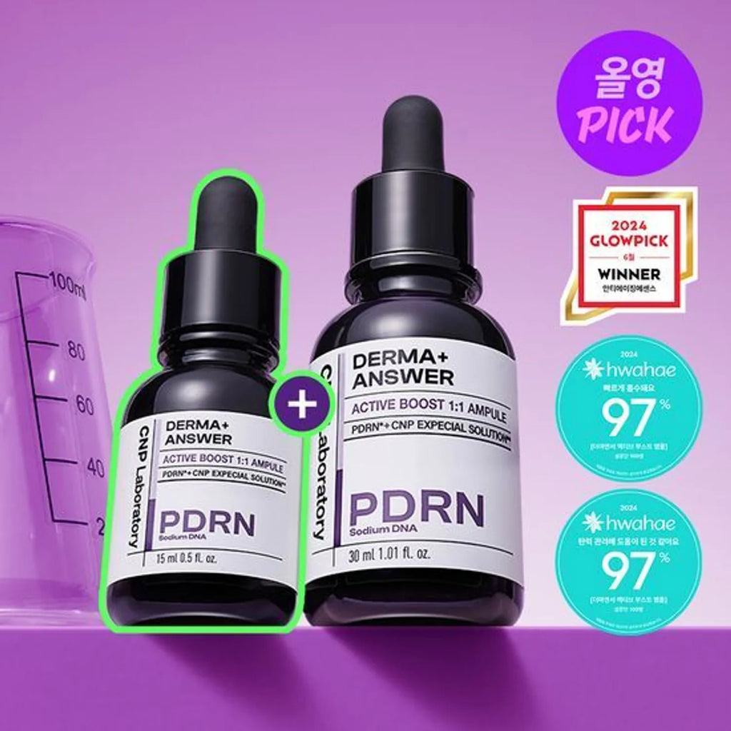CNP Derma+ Answer Active Boost 1:1 Ampule 30ml Set (+15ml)