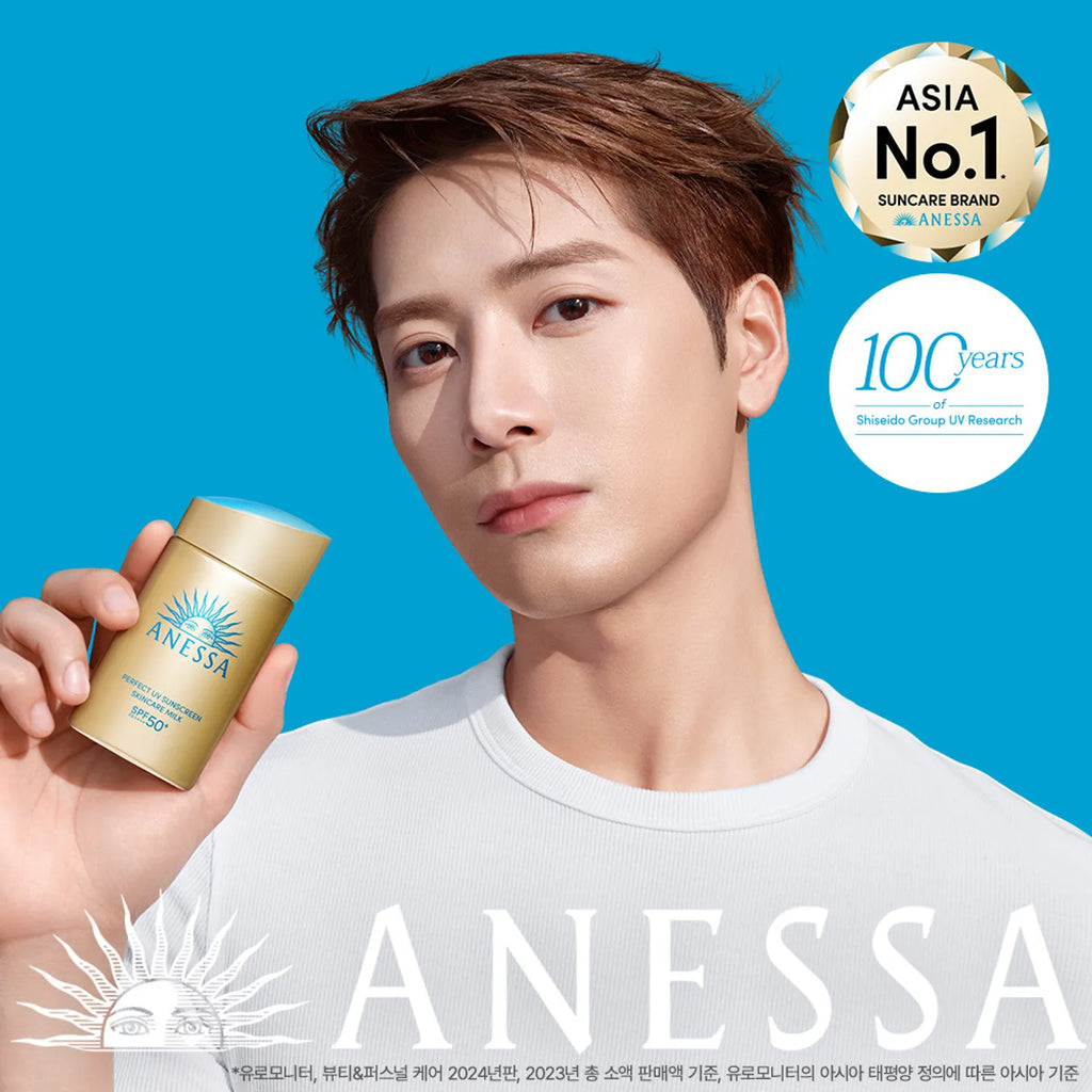 ANESSA Perfect UV Sunscreen Skincare Milk 60ml Set (+12ml*2ea)