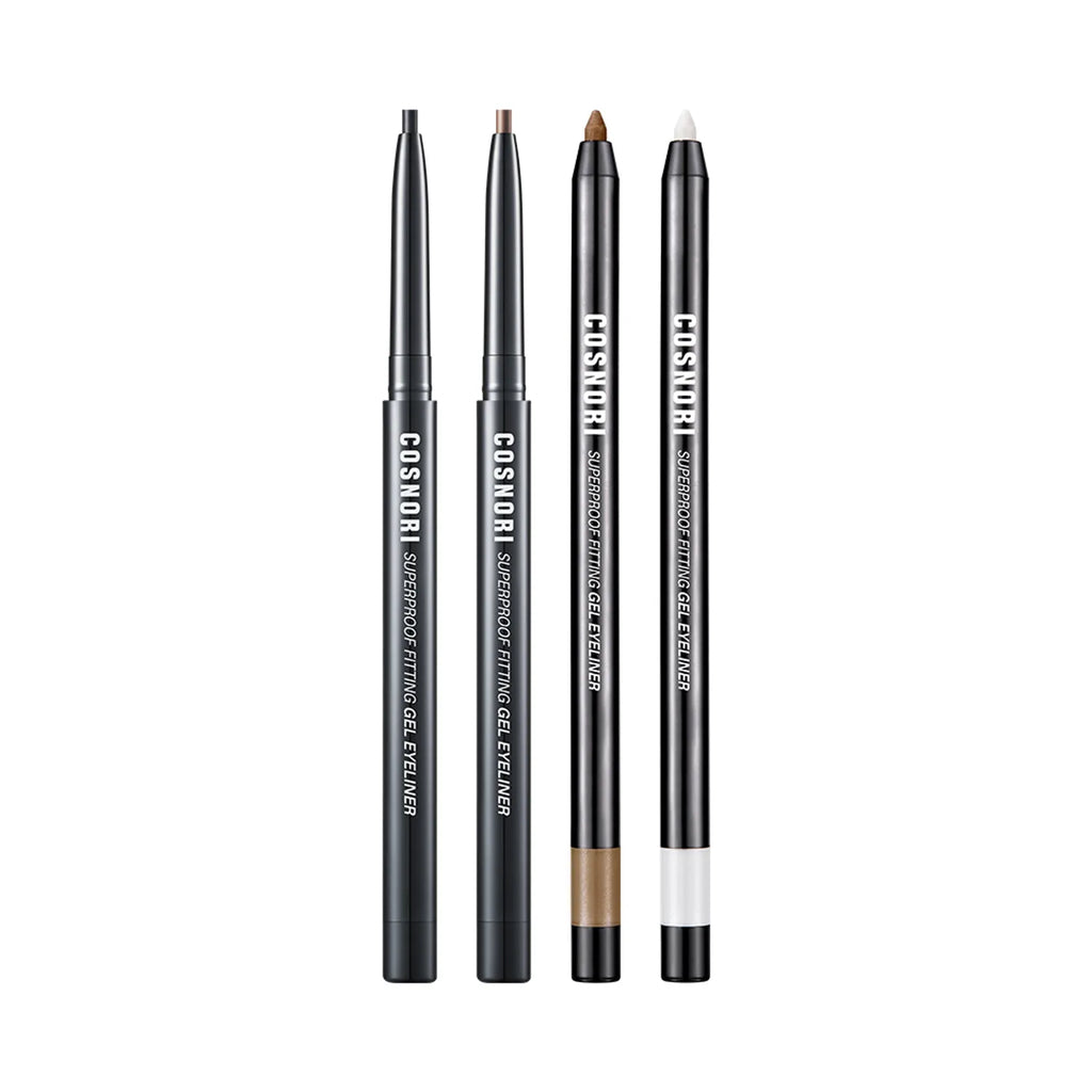 COSNORI Superproof Fitting Vegan Gel Eyeliner Pencil 1 + 1 Special Set