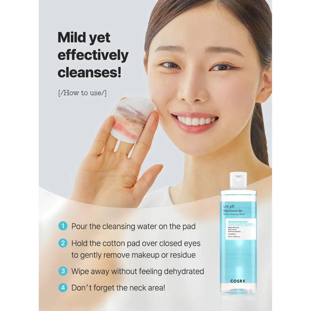 COSRX Low pH Niacinamide Micellar Cleansing Water 400mL