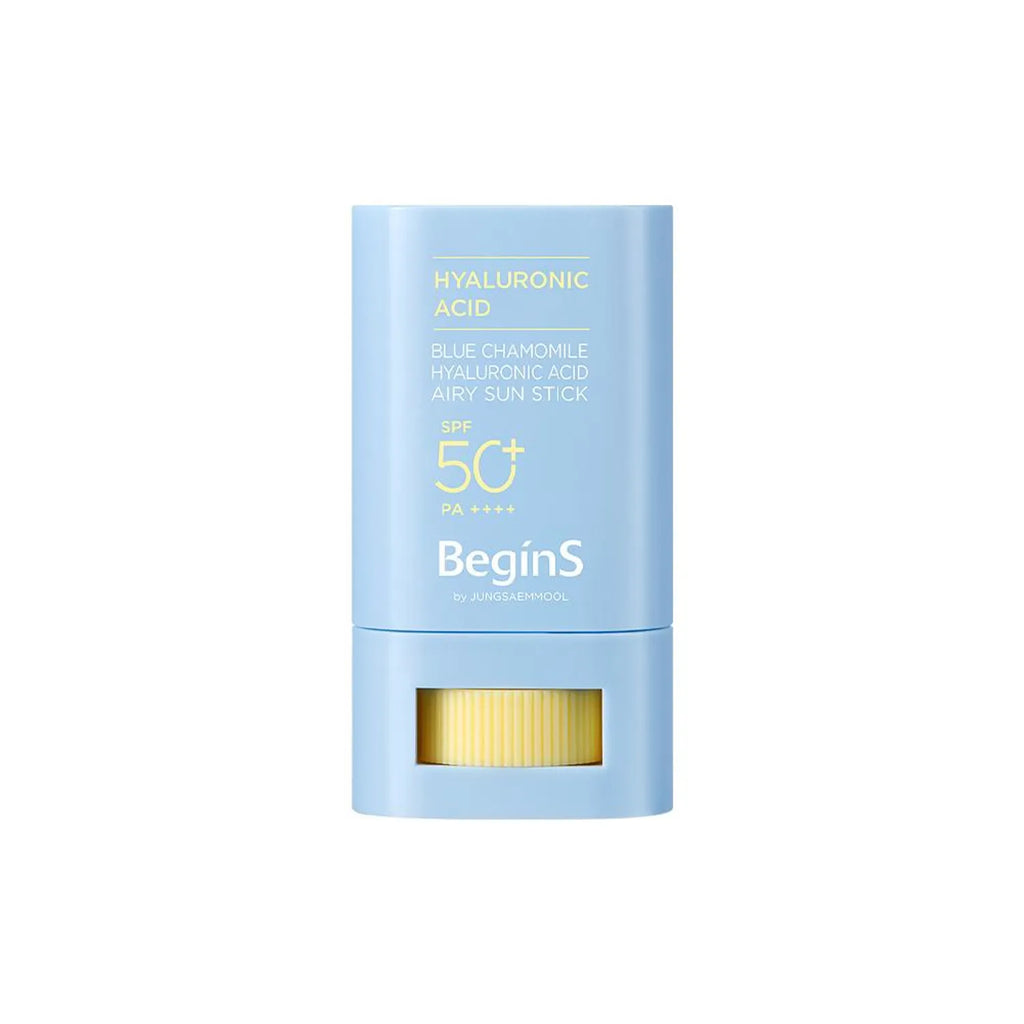 begins by JUNGSAEMMOOL Blue Chamomile Hyaluronic Acid Airy Sun Stick 15g