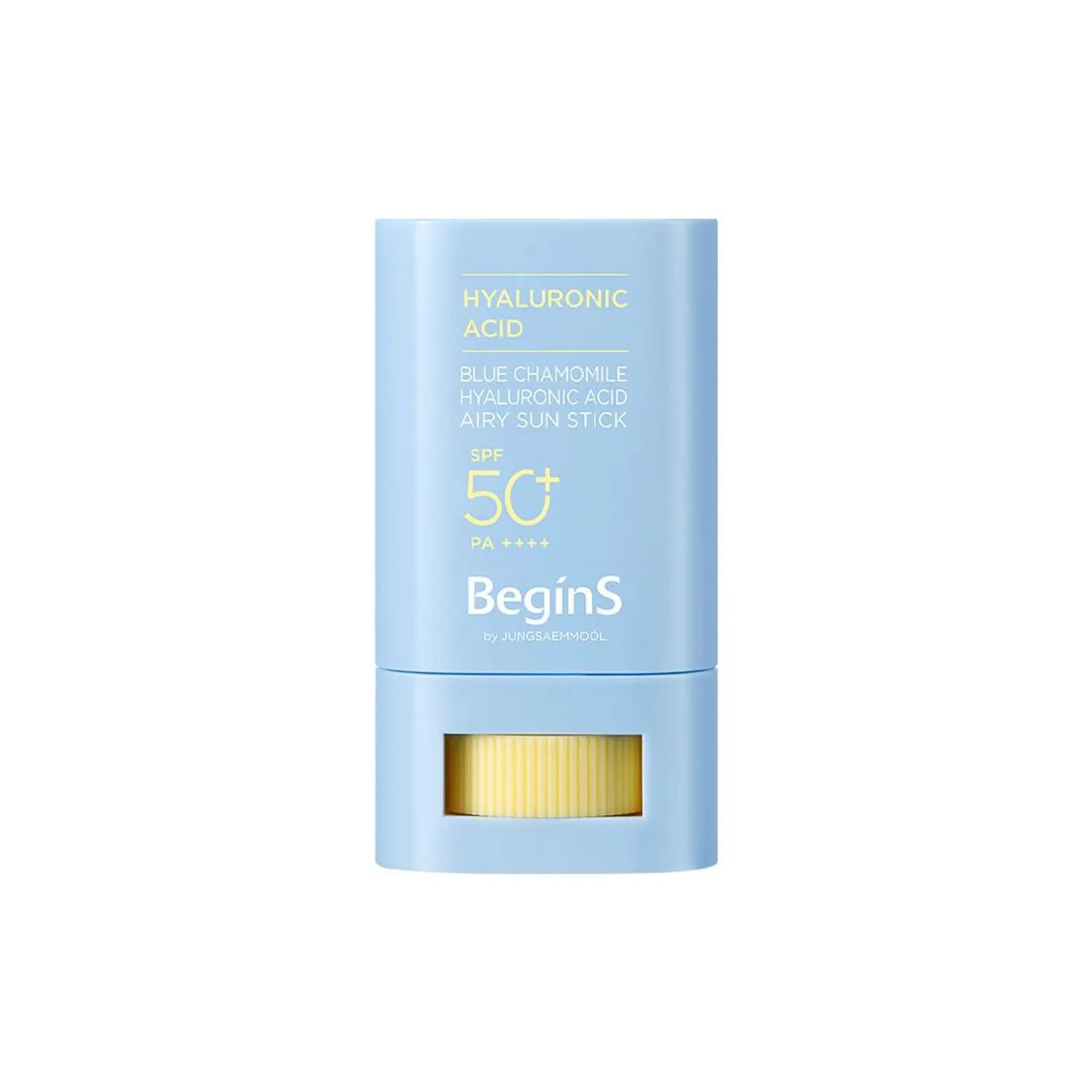 begins by JUNGSAEMMOOL Blue Chamomile Hyaluronic Acid Airy Sun Stick 15g
