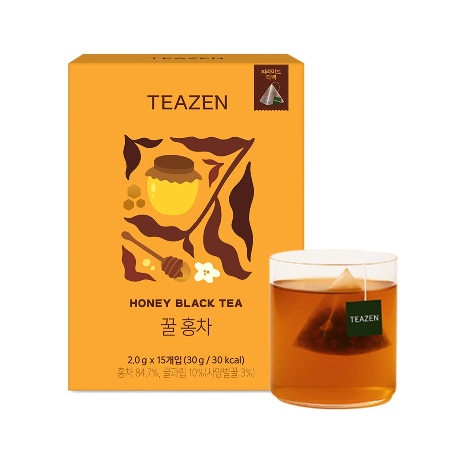 Teazen Honey Black Tea 15ea