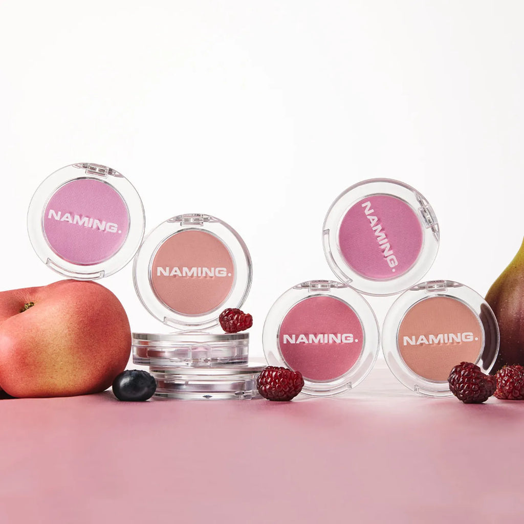 NAMING. Fluffy Powder Blush (Set/Single) (21 Colors)
