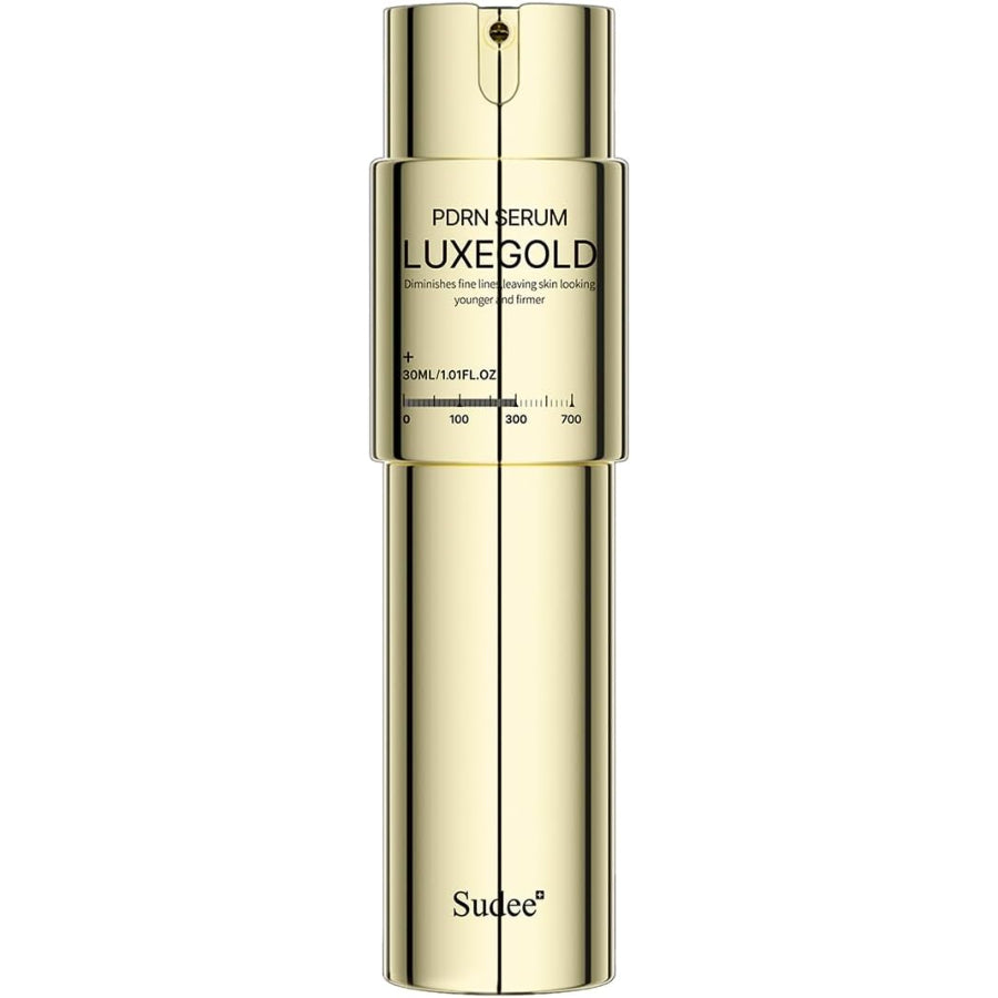 Sudee Pdrn Serum LUXEGOLD 300 30,000 PPM Salmon DNA PDRN + Nano Gold Spicules Face Serum Skin Texture Support & Anti-Aging & Appearance Refining Transparent Formula Korean Skincare 30 ml