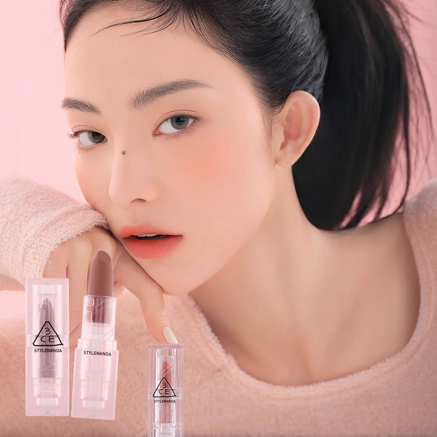 3CE Soft Matte Lipstick (12 Colors)