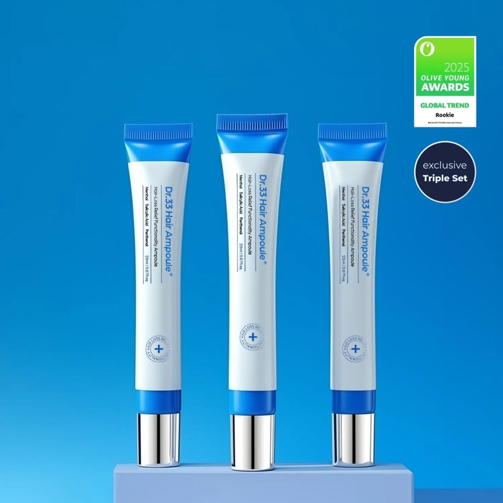 ★2025 Awards★ Seapuri Dr.33 Hair Ampoule 20ml Limited Triple Set
