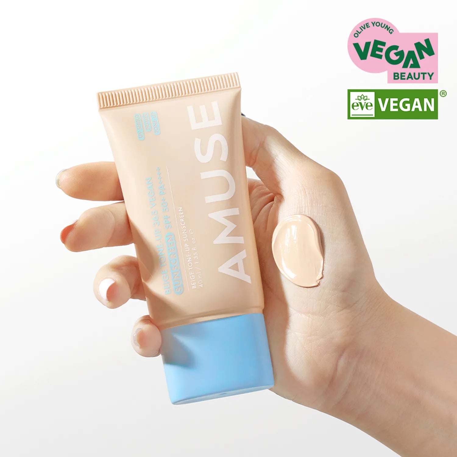 AMUSE Beige Tone-Up 365 Vegan Sunscreen 40mL