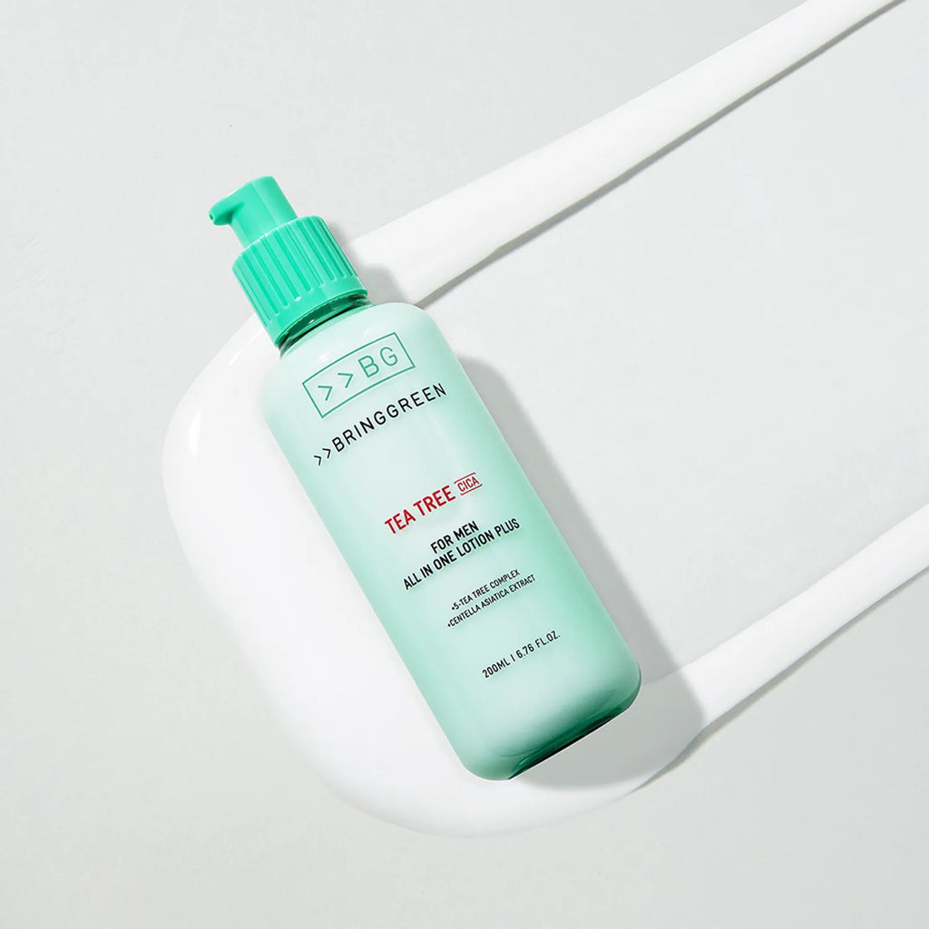 BRINGGREEN Tea Tree Cica For Men All In One Lotion Plus 200ml Set (+Spot Patch 25P)