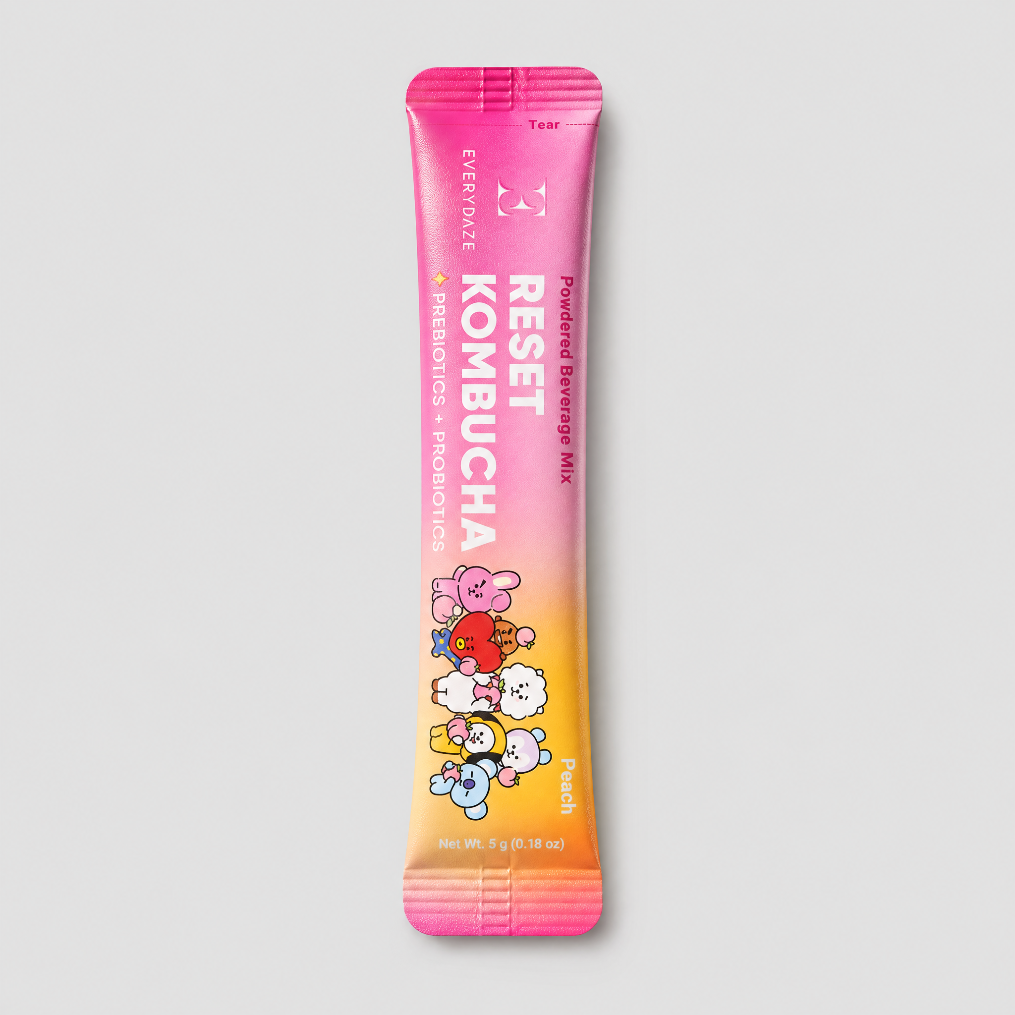 Everyday Reset Kombucha Peach, 5gX10 Packets