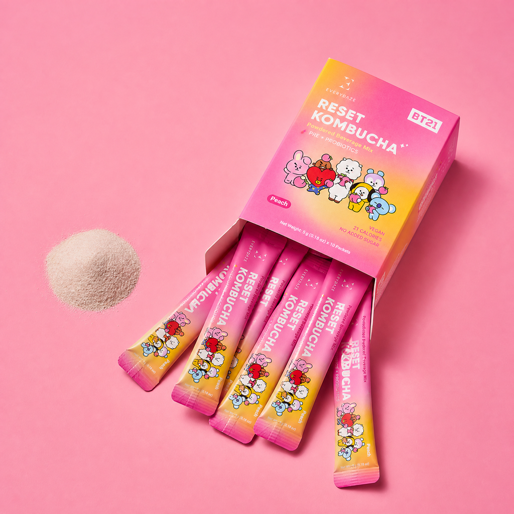 Everyday Reset Kombucha Peach, 5gX10 Packets