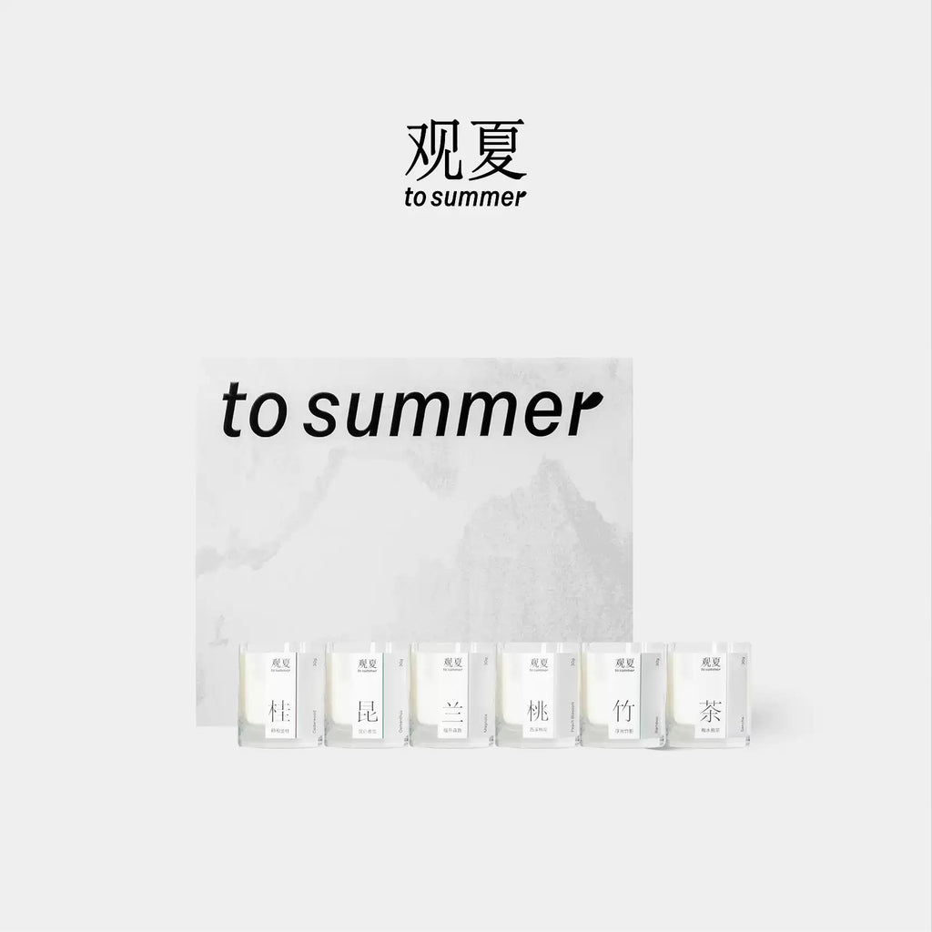 TO SUMMER Mini Scented Candle Gift Box 30g* 6