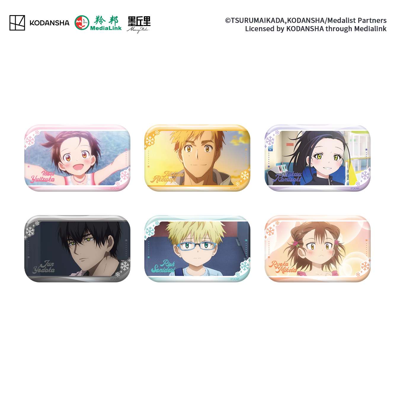 Medalist | Badge & Shikishi Board & Coaster Set