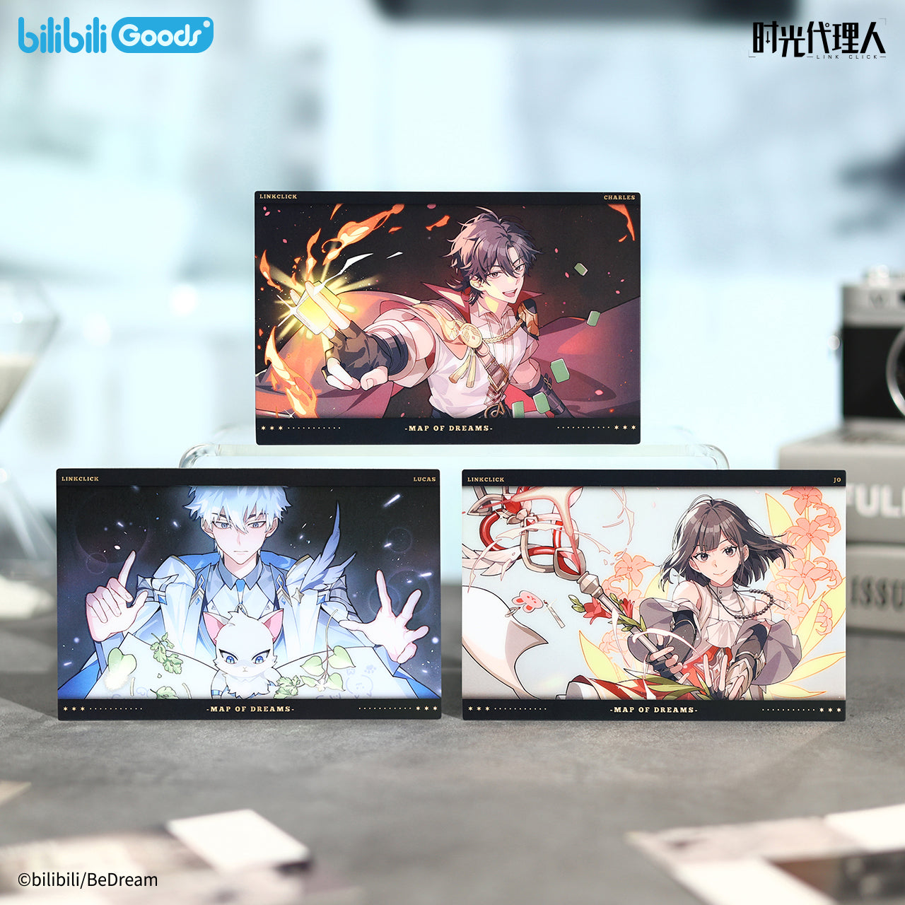 Link Click | M.O.D Series Badge & Postcard & Shikishi Board & Polaroid & Acrylic CD Set