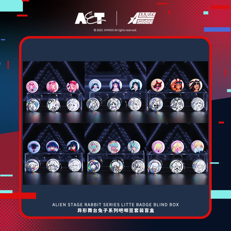 ALIEN STAGE | Rabbit Series Badge Set