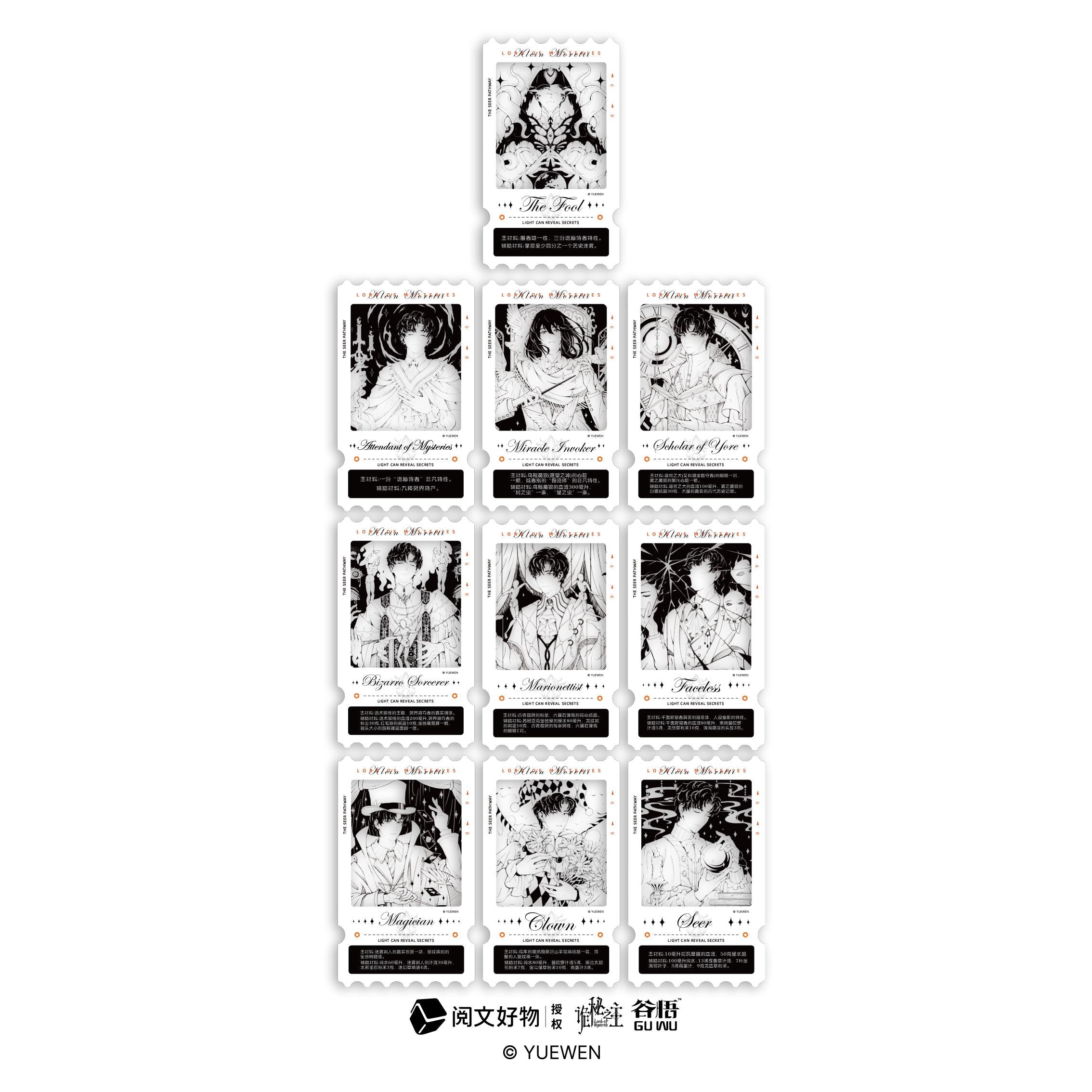 Lord of the Mysteries | Diviner Series Badge & Film Card Blind Box