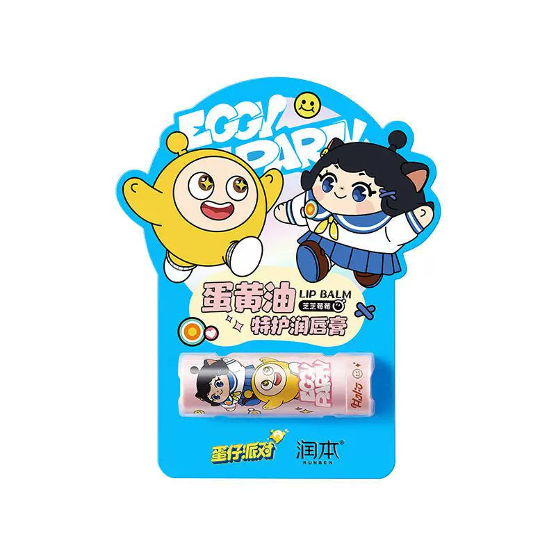 Runben Egg Waffle Party Lip Balm 4.2g (Cheese & Strawberry)