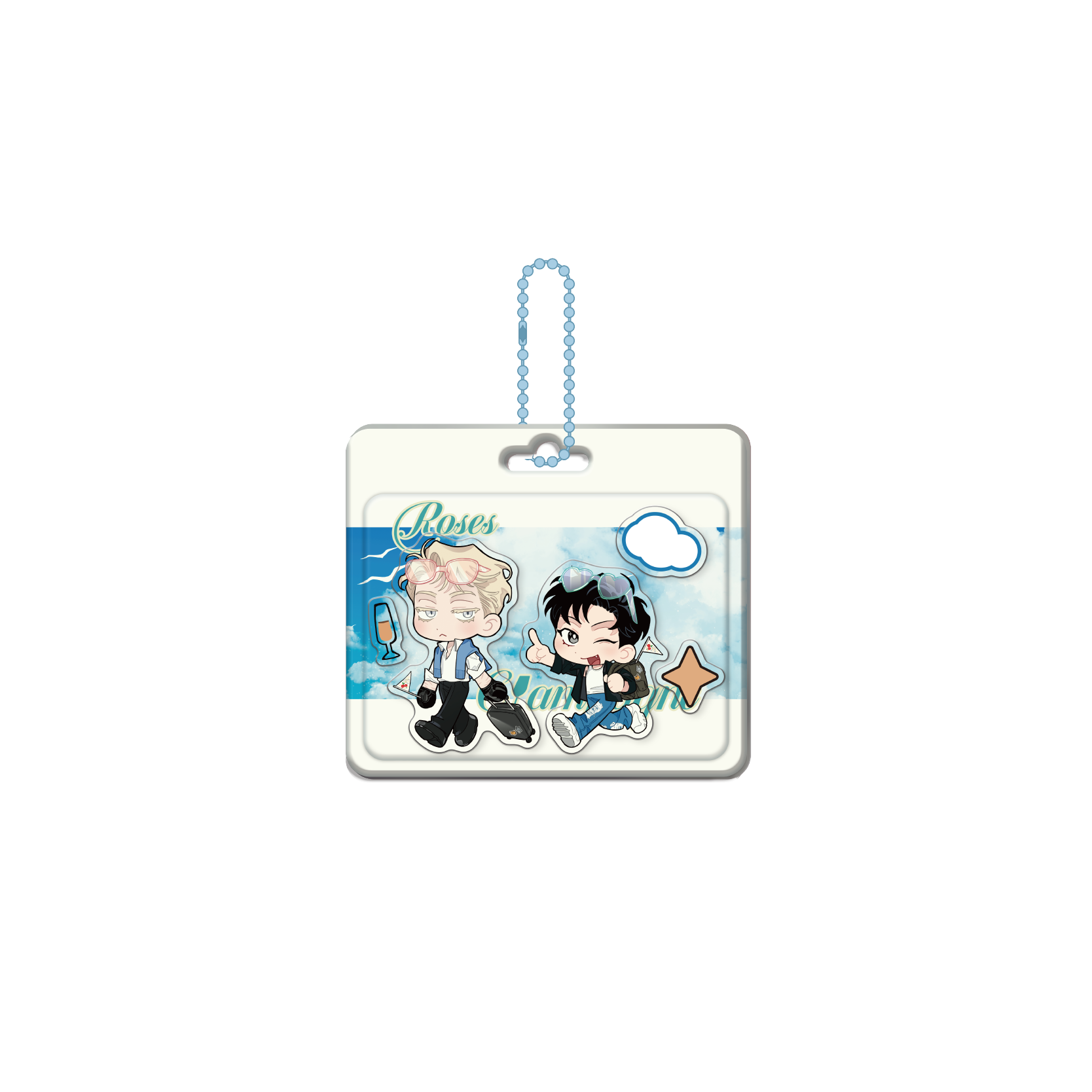 Roses And Champagne | Shikishi Board & Badge & Acrylic Stand Figure & Fridge Magnet