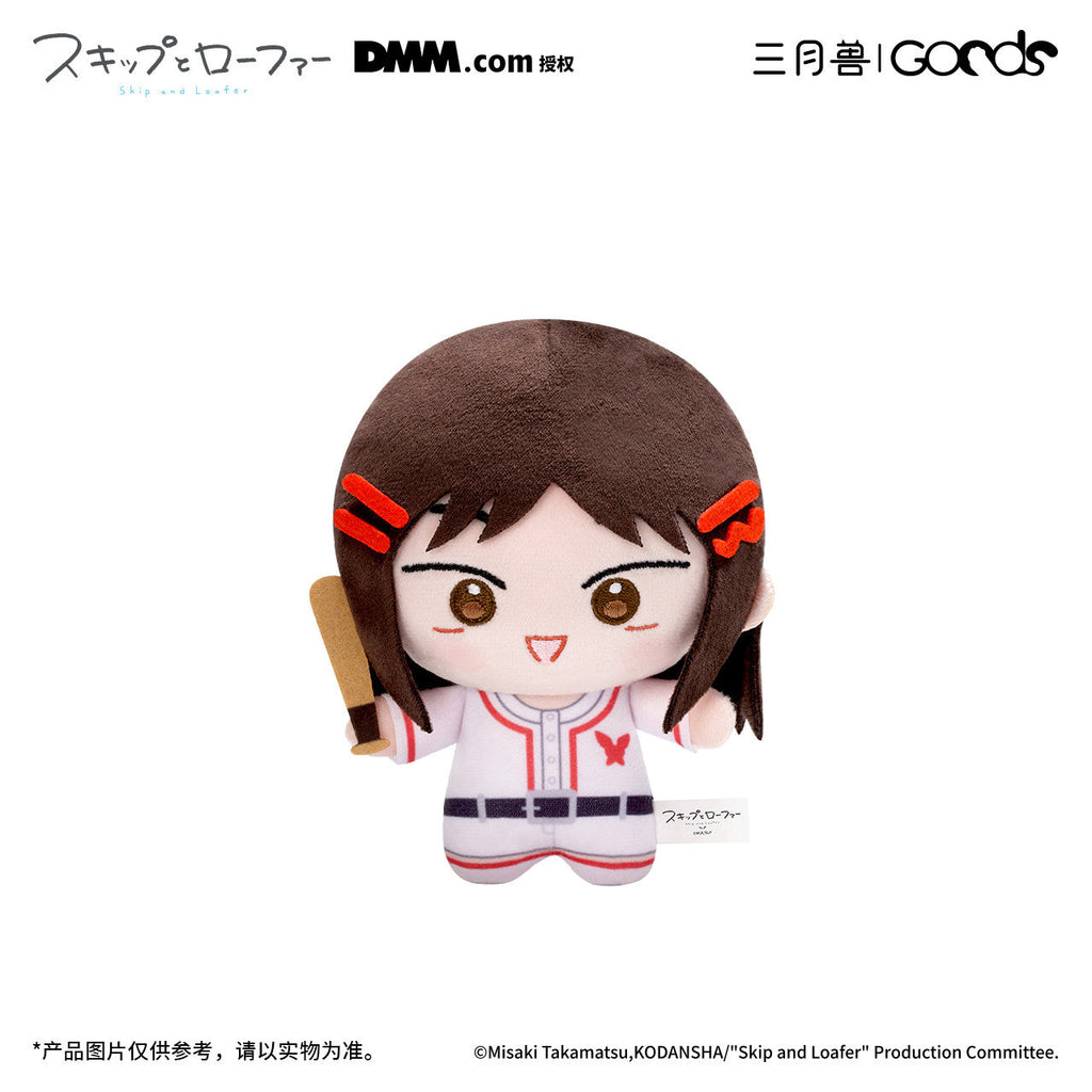 Skip and Loafer | Golden Homerun Series Plush Doll & Charm & Acrylic Standee & Badge Holder Set
