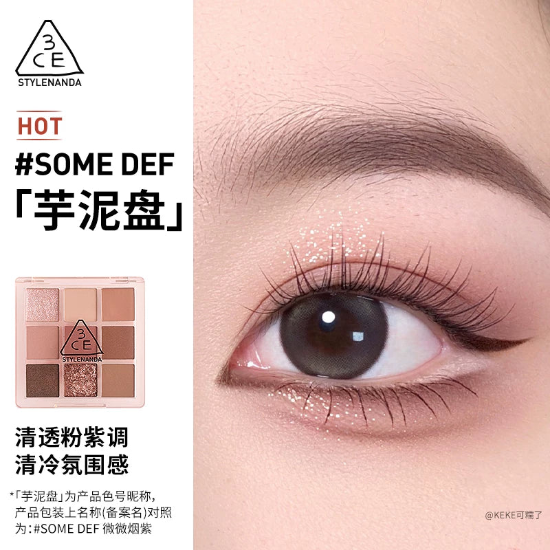 3CE 9-Color Eye Shadow Palette 7 types