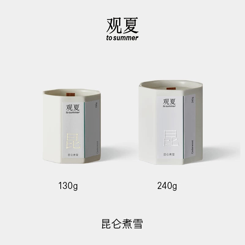 TO SUMMER Scented Candle 130g  - Kunlun Boiling Snow