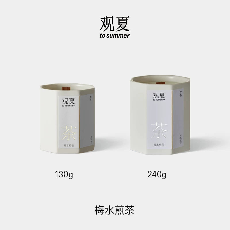 TO SUMMER Scented Candle 130g  - Plum Blossom Simmered Tea