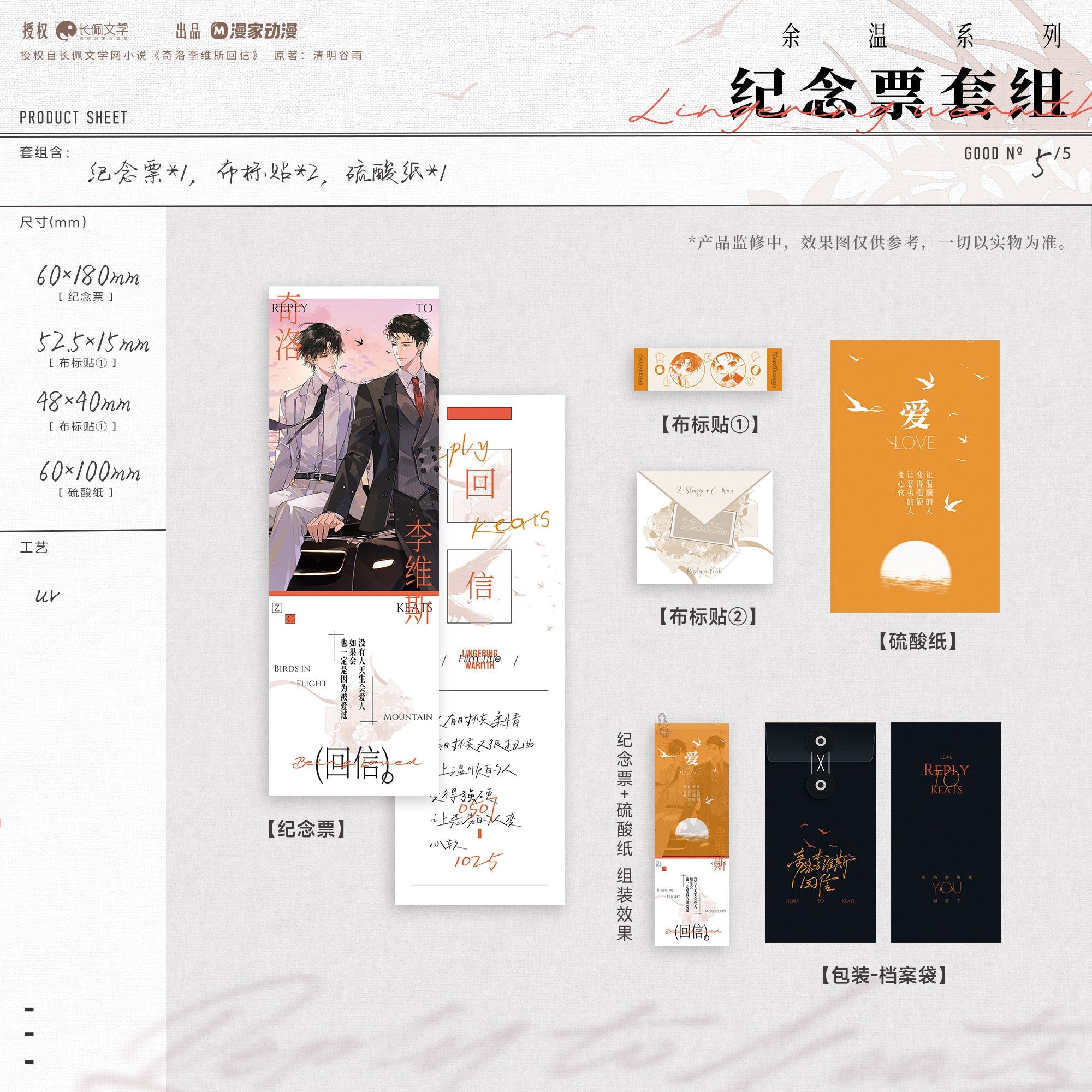 A Letter from Keanu Reeves | Yu Wen & Chen Hun Xian & Jie Huo Series