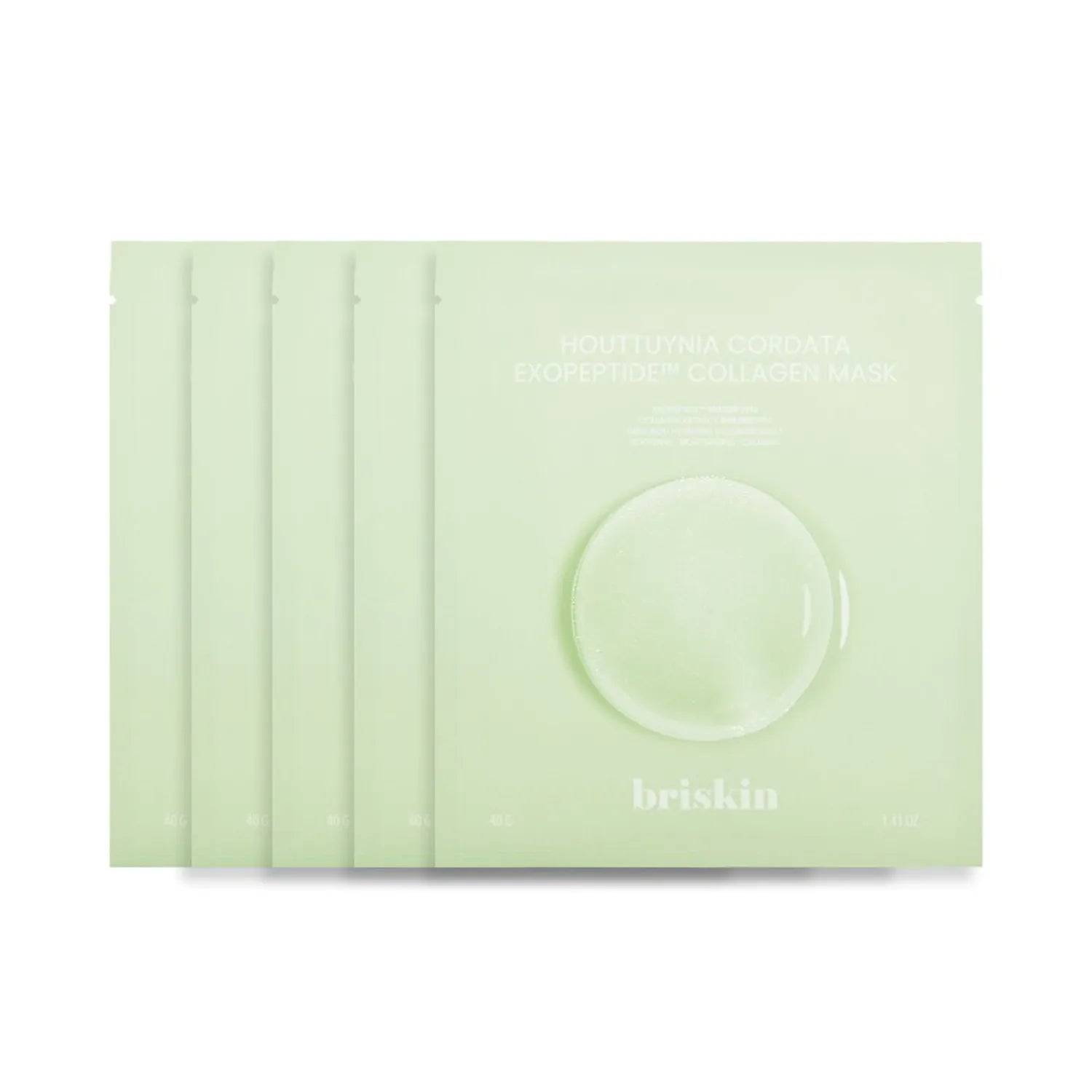briskin Houttuynia Cordata Exopeptide Collagen Mask Sheet 5P