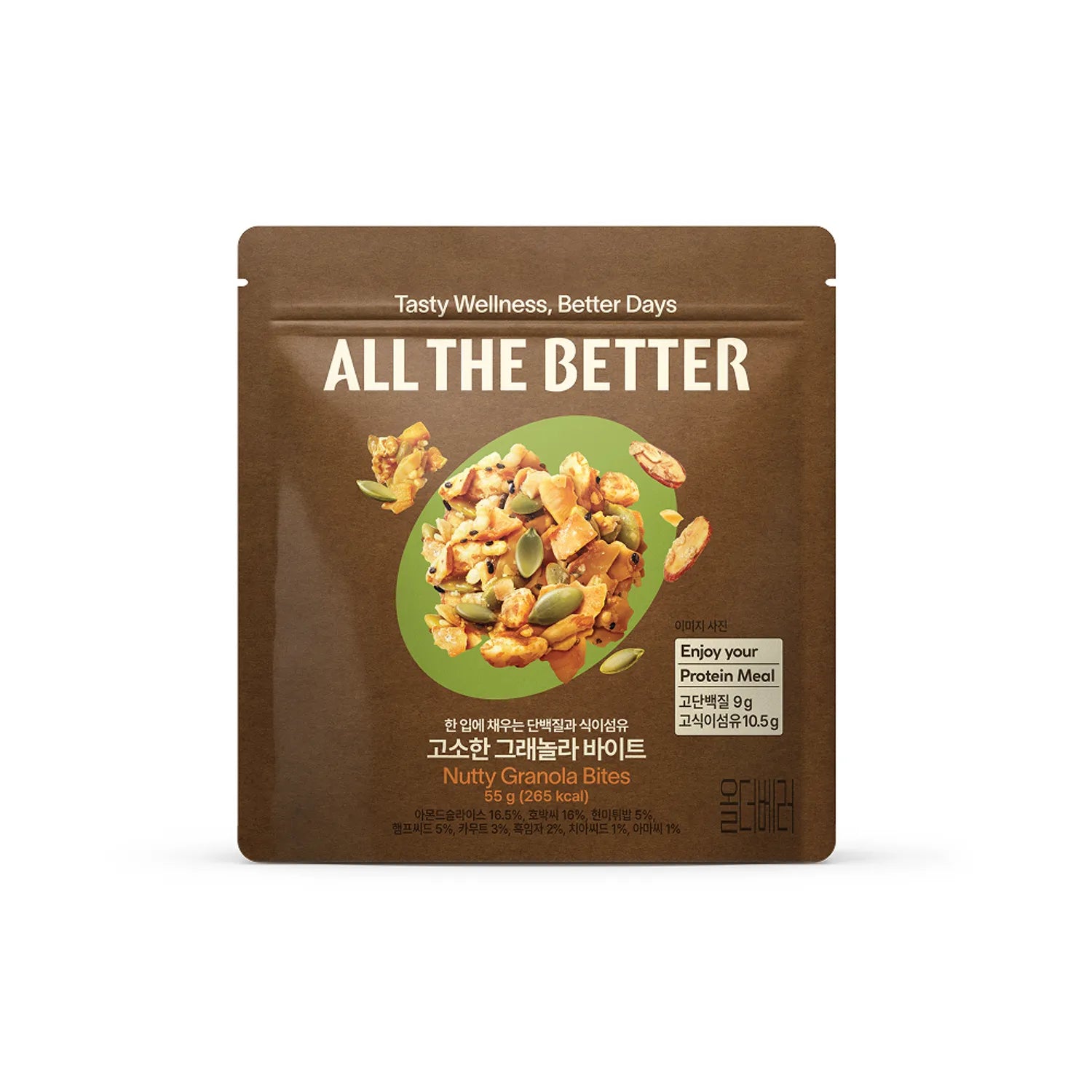 ALL THE BETTER Granola Bites #Nutty 55g