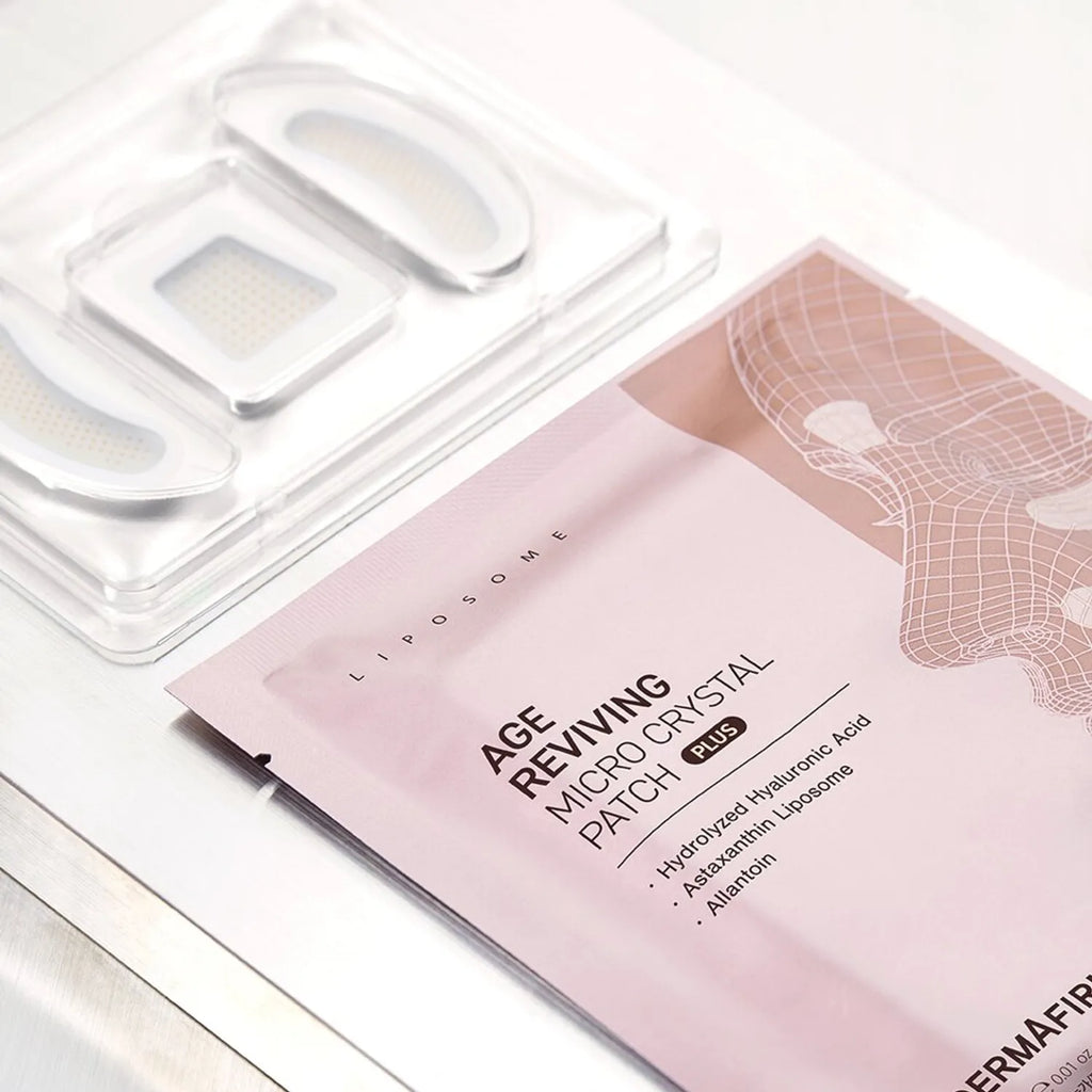 DERMAFIRM Age Reviving Micro Crystal Patch Plus 3P (For nasolabial folds 2P + for between the brows 1P)