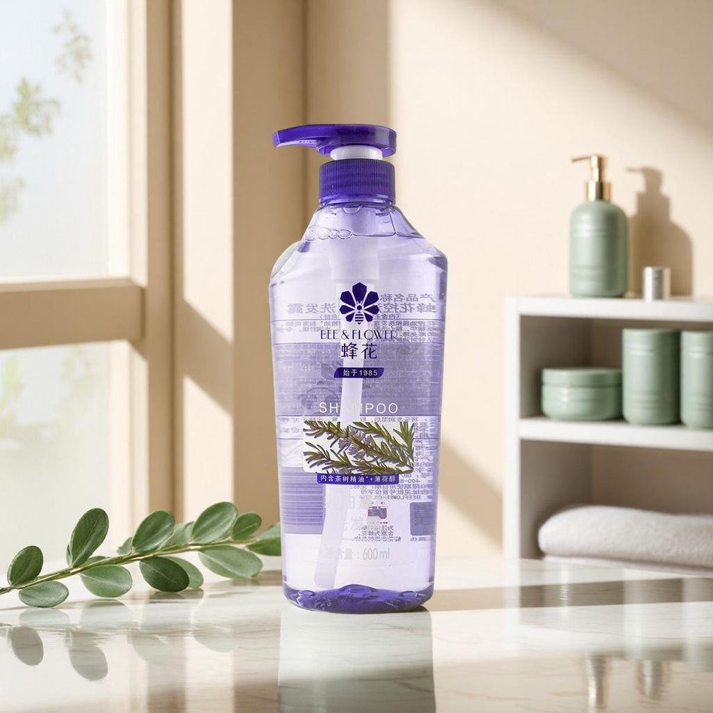 蜂花BEE&FLOWER 茶树精油 控油蓬松洗发露 600ml