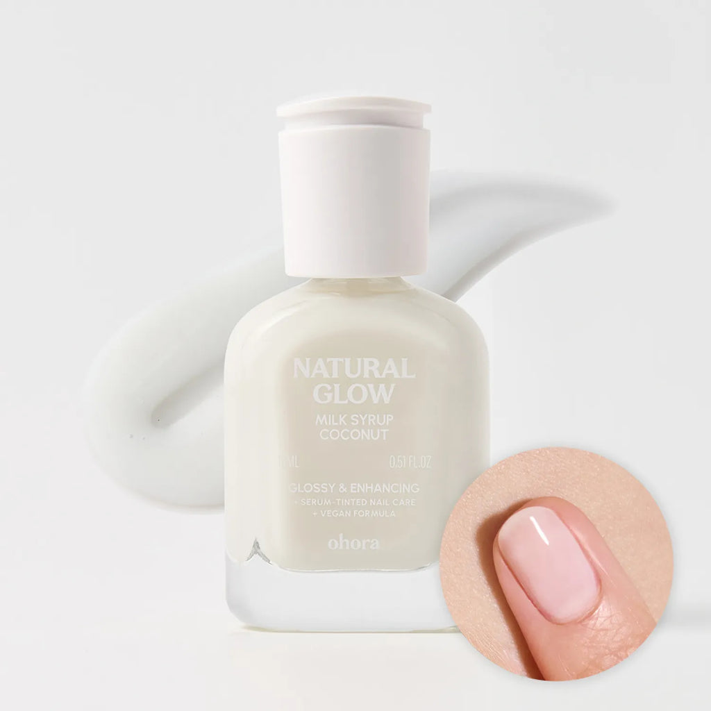 ohora Natural Glow Milk Syrup Nail Strengthener 15ml (10 Colors)