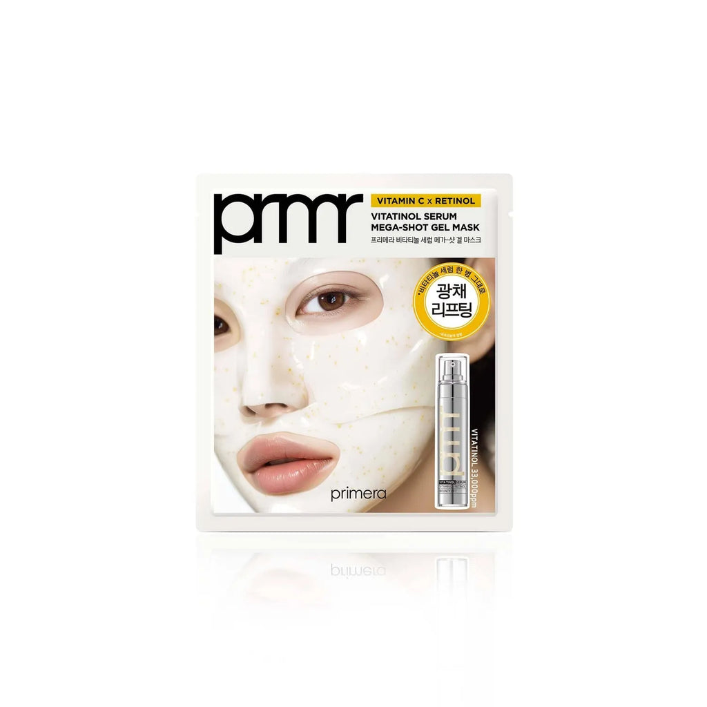 Primera Vitatinol Serum Mega-Shot Gel Mask Sheet 4+1ea Set