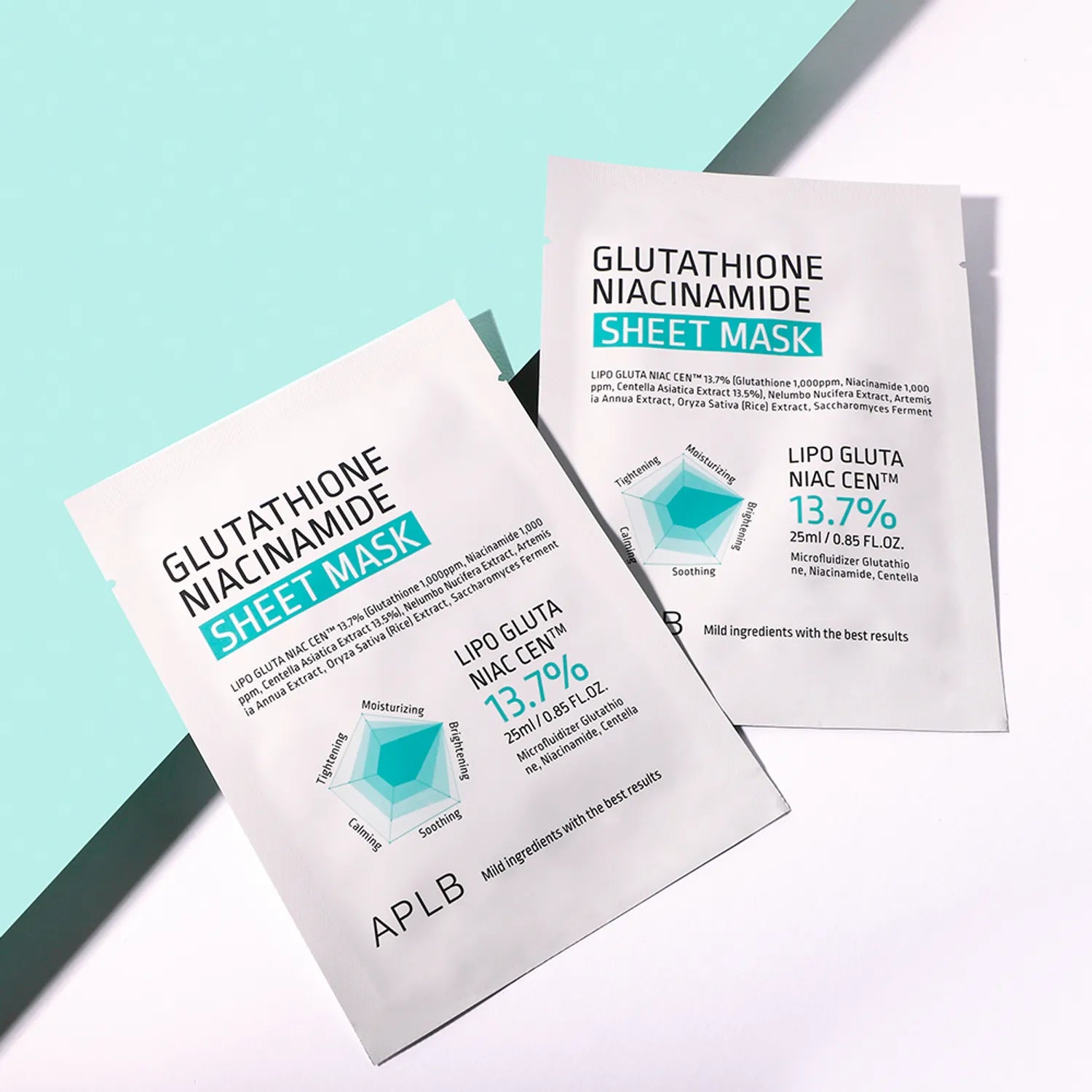 APLB Glutathioine Niacinamide Sheet Mask 25ml 10ea