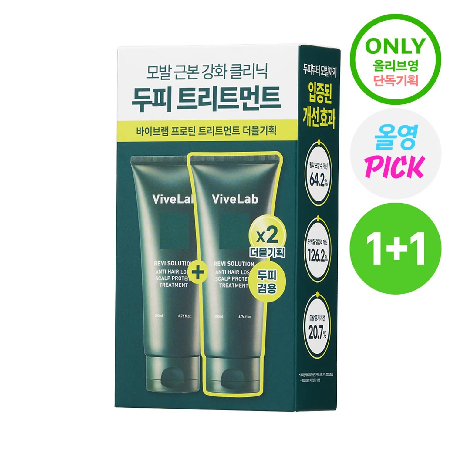 vivelab Revi Solution Scalp Protein Treatment 200ml Double Pack