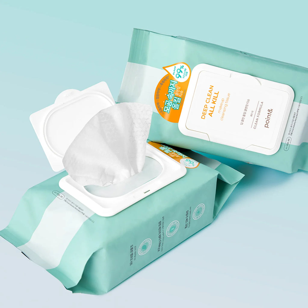POINT& Deep Clean All Kill Makeup Cleansing Tissue 100P