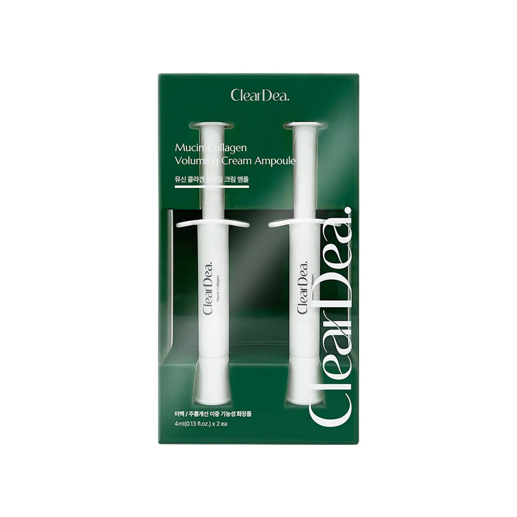 CLEARDEA. Mucin Collagen Voluming Cream Ampoule 4ml*2ea