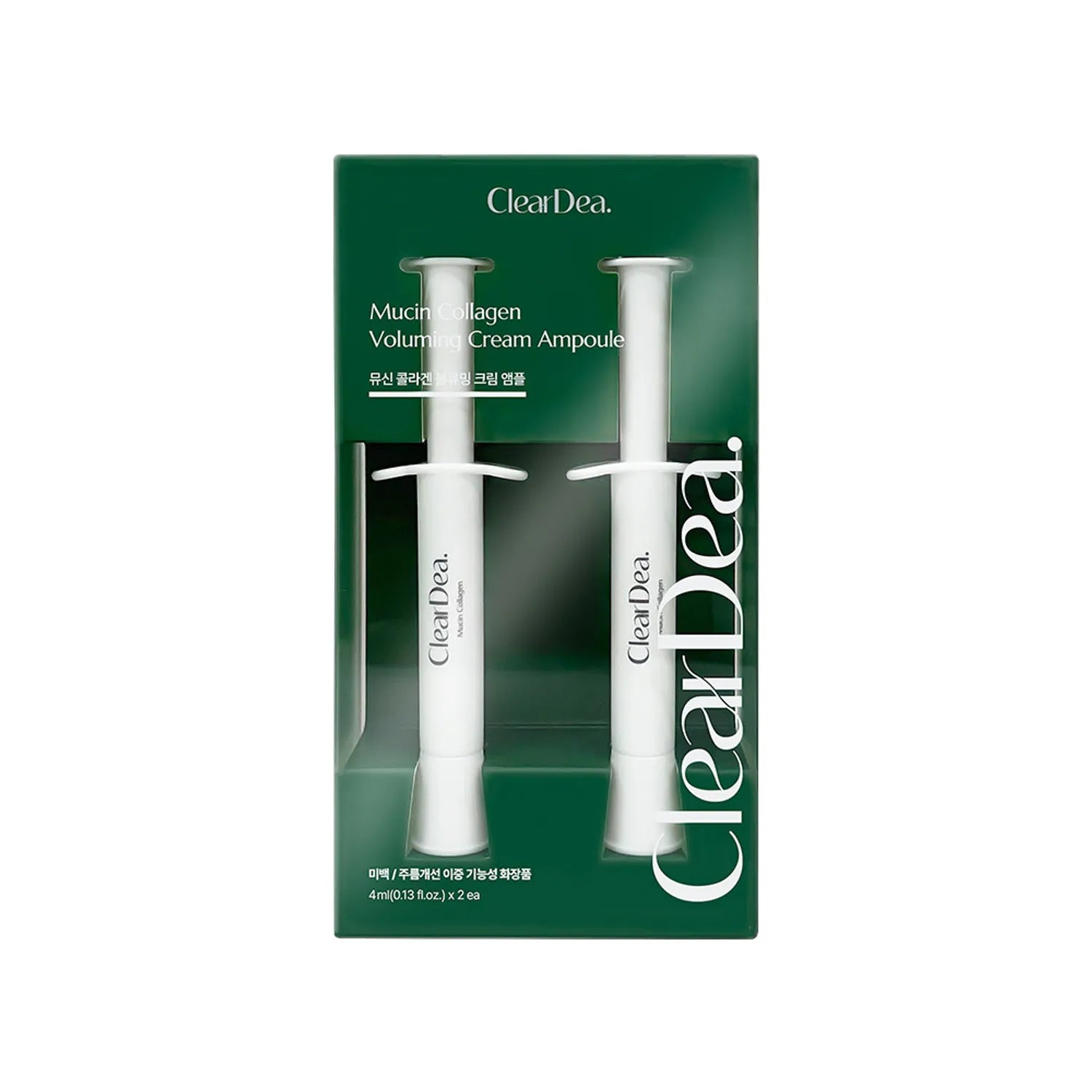 CLEARDEA. Mucin Collagen Voluming Cream Ampoule 4ml*2ea